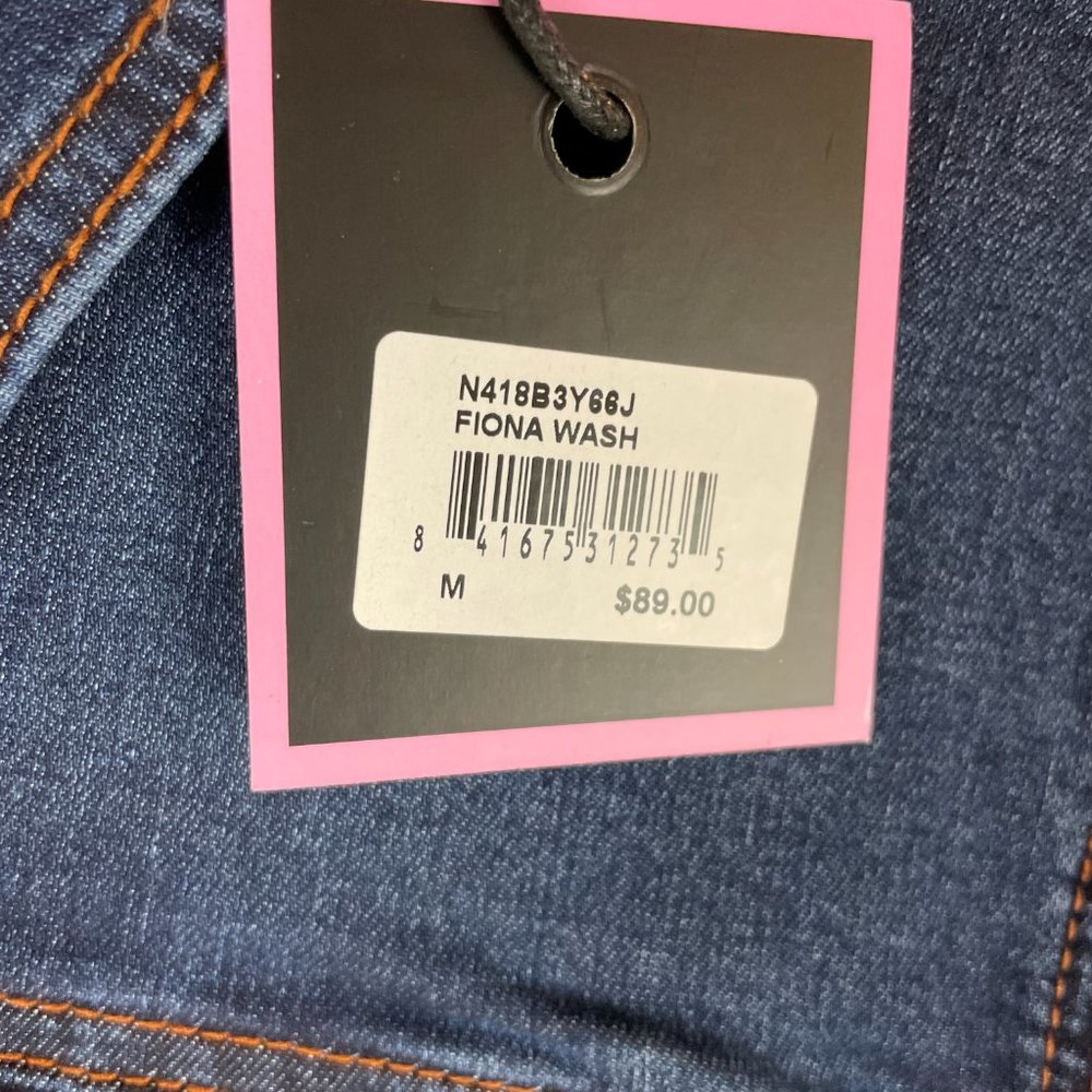 Nanette Lepore Denim Jacket M Fiona Wash - Picture 8 of 8